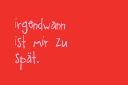 Postkarte: Irgendwann...